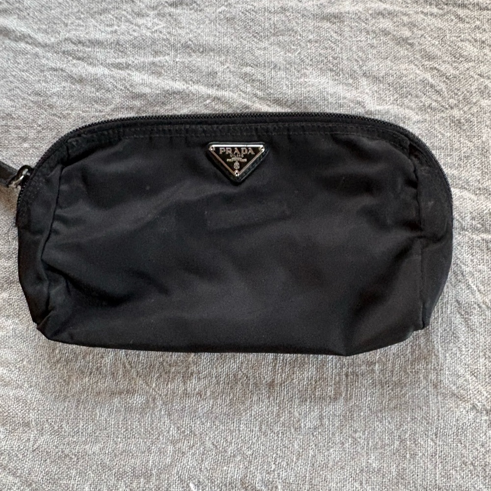 AUTHENTIC Prada nylon Black Makeup bag